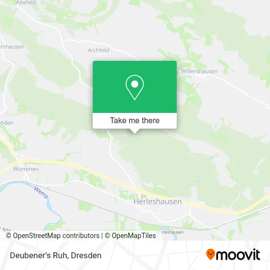 Карта Deubener's Ruh