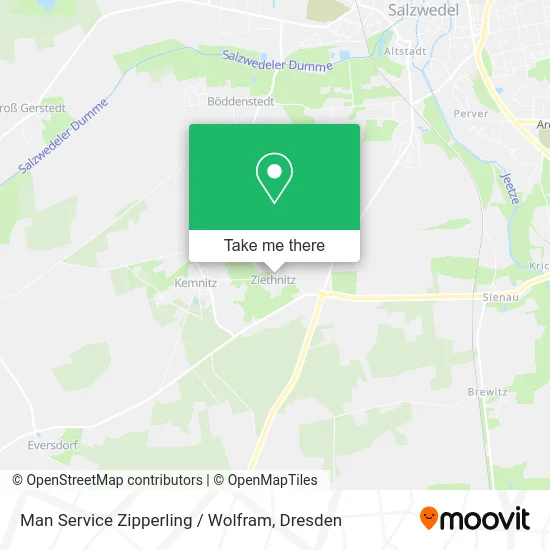 Карта Man Service Zipperling / Wolfram