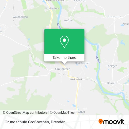 Карта Grundschule Großbothen