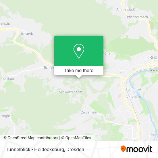 Карта Tunnelblick - Heidecksburg