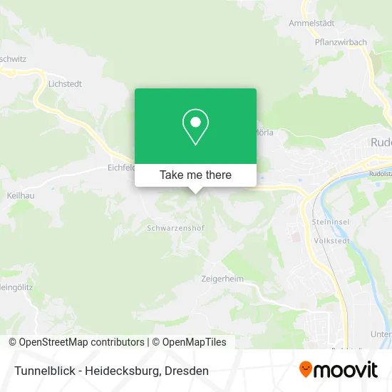 Карта Tunnelblick - Heidecksburg