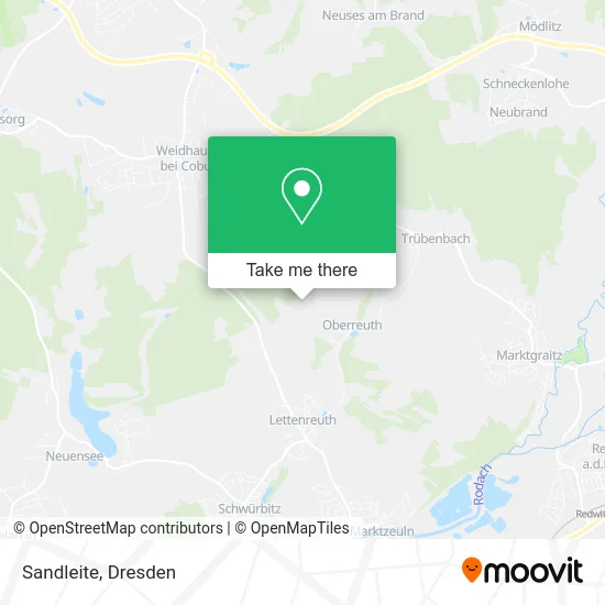 Карта Sandleite