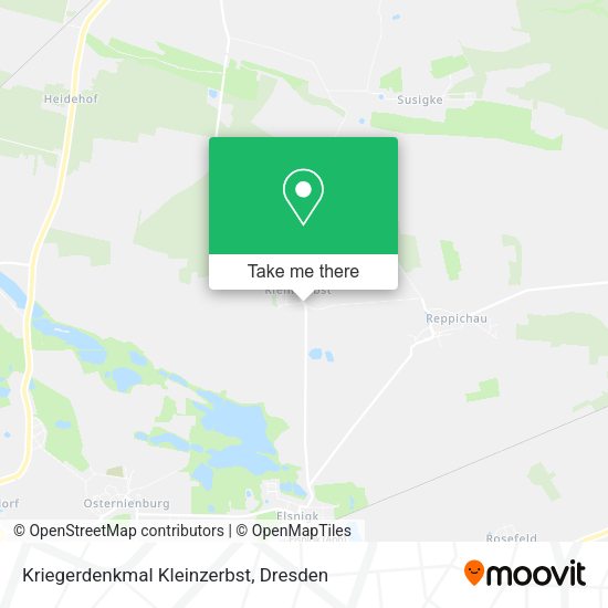 Карта Kriegerdenkmal Kleinzerbst