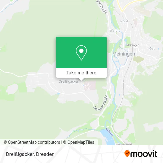 Карта Dreißigacker