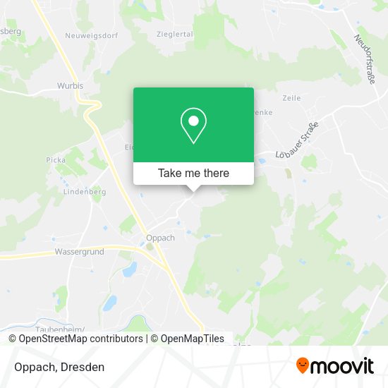 Карта Oppach