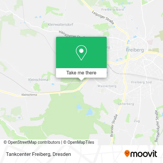 Карта Tankcenter Freiberg