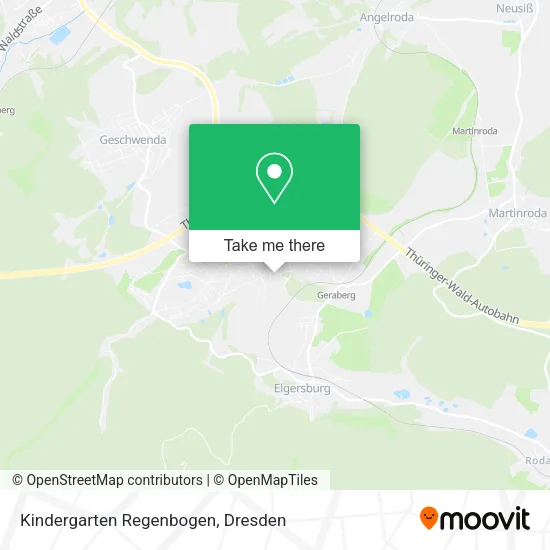 Карта Kindergarten Regenbogen