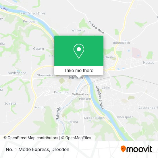 Карта No. 1 Mode Express