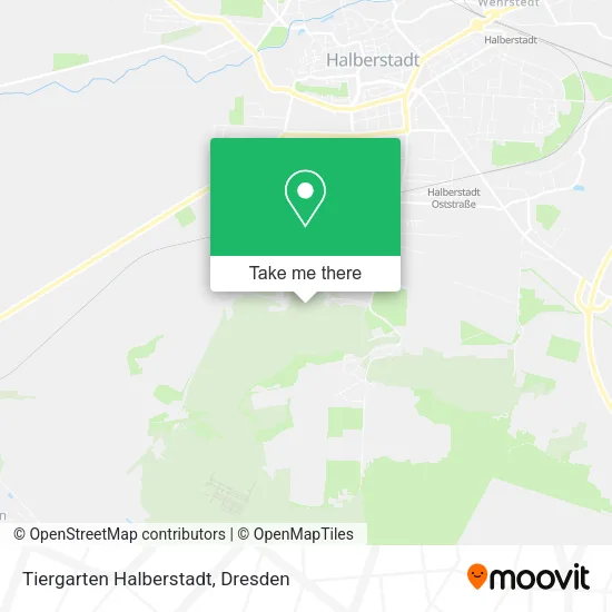 Карта Tiergarten Halberstadt