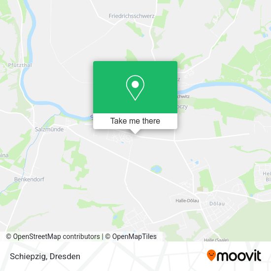Карта Schiepzig