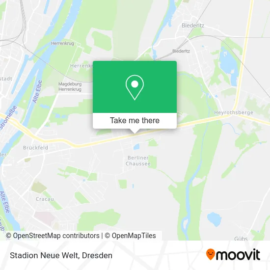 Карта Stadion Neue Welt