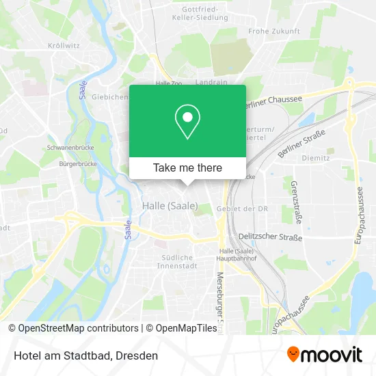 Карта Hotel am Stadtbad