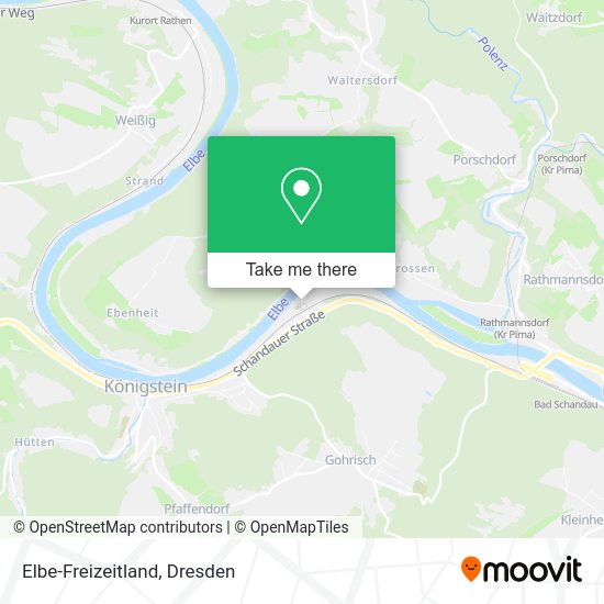 Карта Elbe-Freizeitland