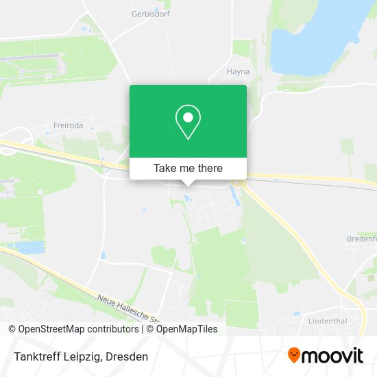 Карта Tanktreff Leipzig