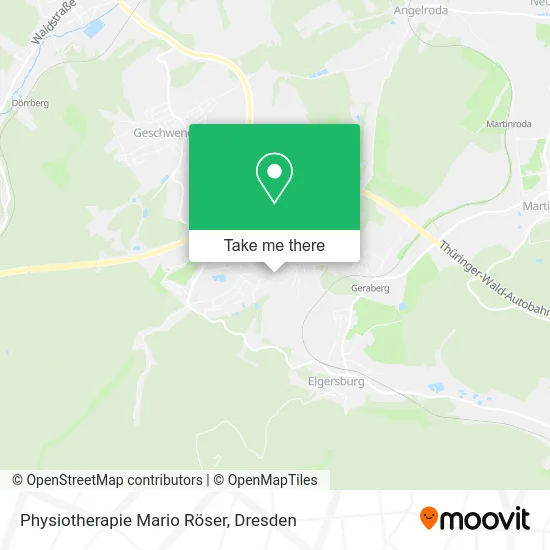 Карта Physiotherapie Mario Röser