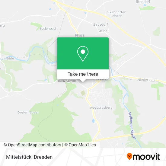 Карта Mittelstück