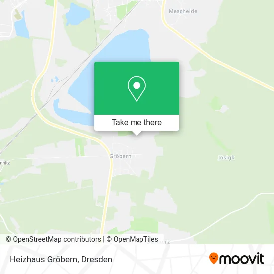 Карта Heizhaus Gröbern