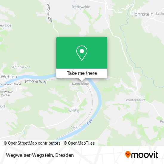 Карта Wegweiser-Wegstein