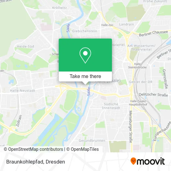 Braunkohlepfad map