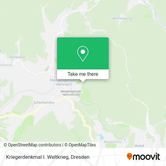 Карта Kriegerdenkmal I. Weltkrieg