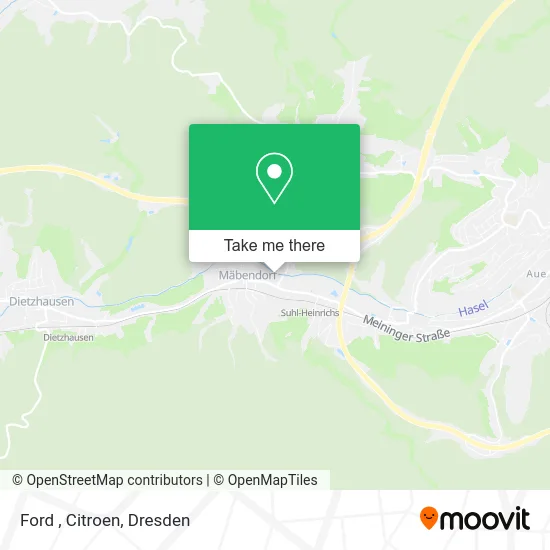 Ford , Citroen map