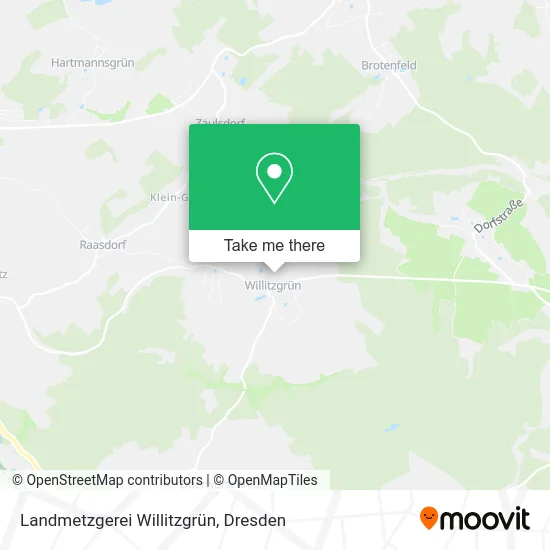Карта Landmetzgerei Willitzgrün