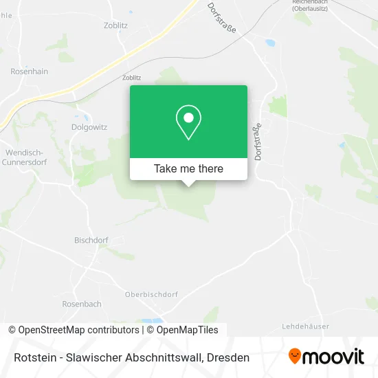 Карта Rotstein - Slawischer Abschnittswall