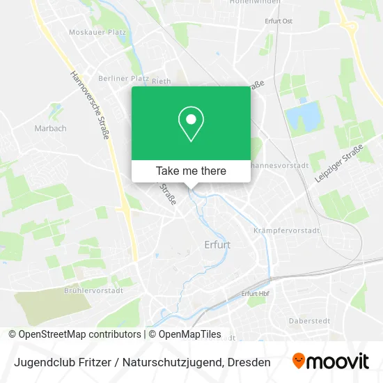 Карта Jugendclub Fritzer / Naturschutzjugend