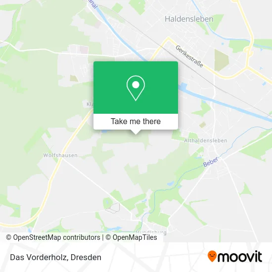 Карта Das Vorderholz