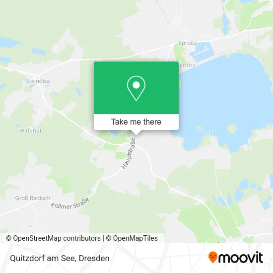 Карта Quitzdorf am See