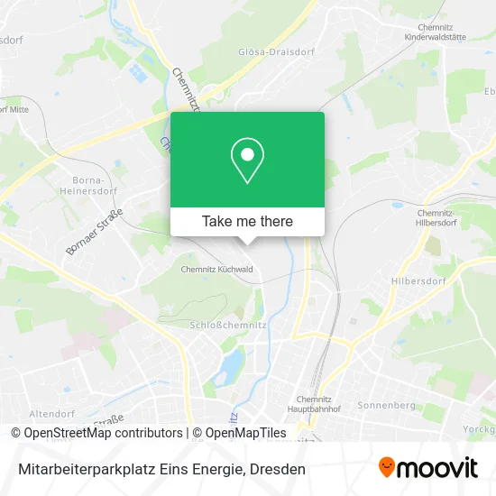 Карта Mitarbeiterparkplatz Eins Energie