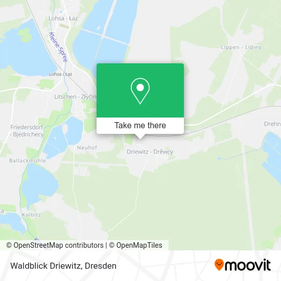 Карта Waldblick Driewitz