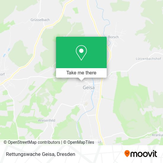 Карта Rettungswache Geisa