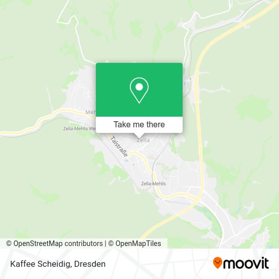Карта Kaffee Scheidig