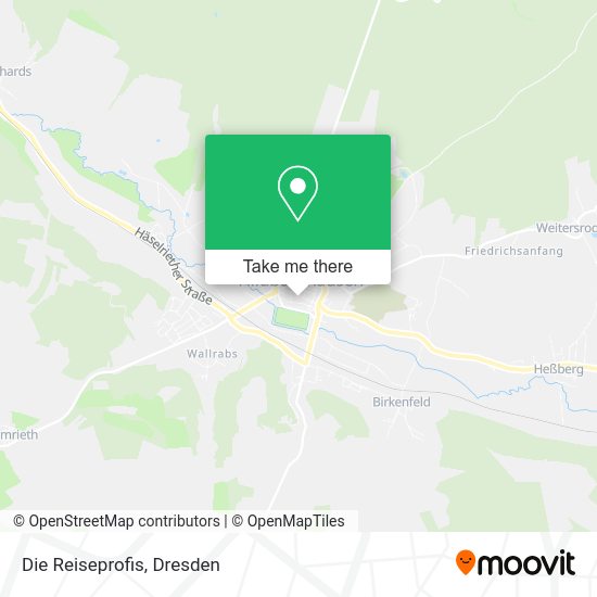 Карта Die Reiseprofis
