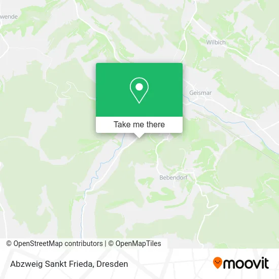 Карта Abzweig Sankt Frieda