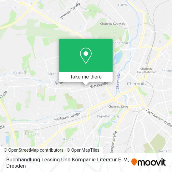 Карта Buchhandlung Lessing Und Kompanie Literatur E. V.