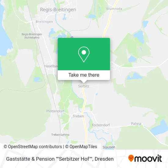 Карта Gaststätte & Pension ""Serbitzer Hof""