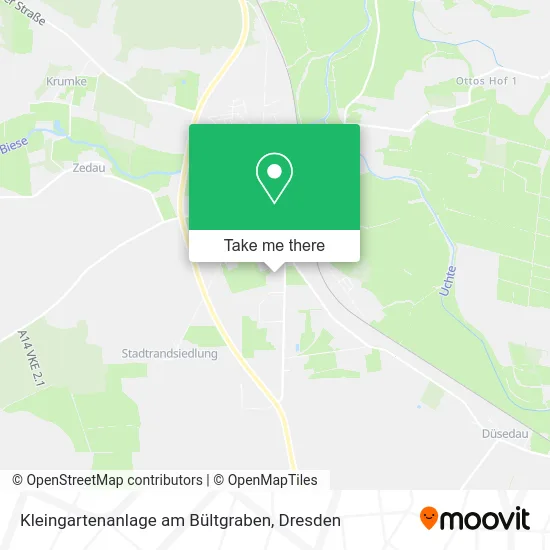 Карта Kleingartenanlage am Bültgraben