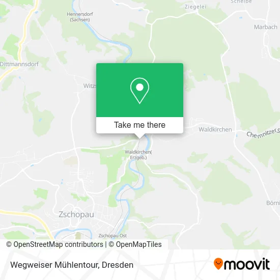 Карта Wegweiser Mühlentour