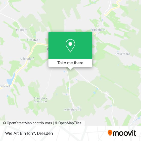 Карта Wie Alt Bin Ich?