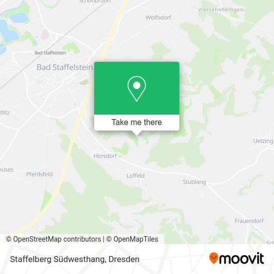 Карта Staffelberg Südwesthang