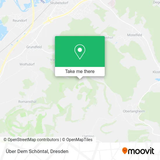 Карта Über Dem Schöntal