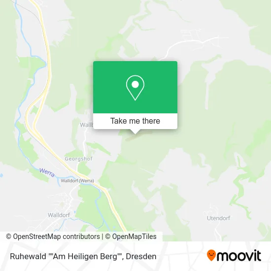 Карта Ruhewald ""Am Heiligen Berg""