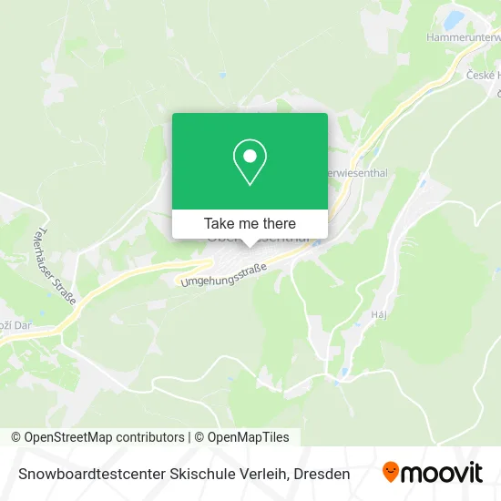 Карта Snowboardtestcenter Skischule Verleih