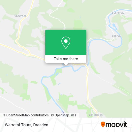 Карта Werratal-Tours