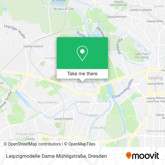 Карта Leipzigmodelle Dame Mühligstraße