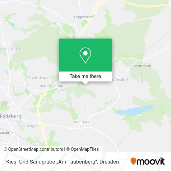 Карта Kies- Und Sandgrube „Am Taubenberg“