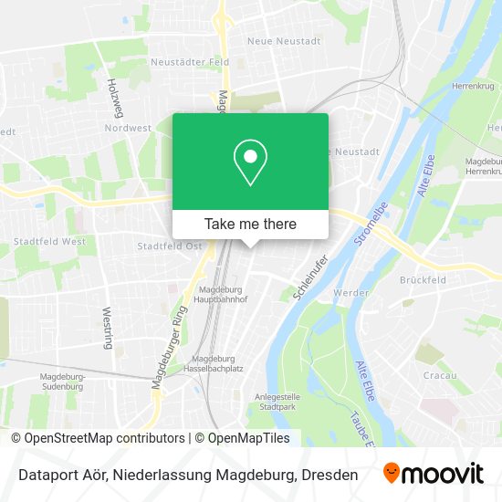Карта Dataport Aör, Niederlassung Magdeburg