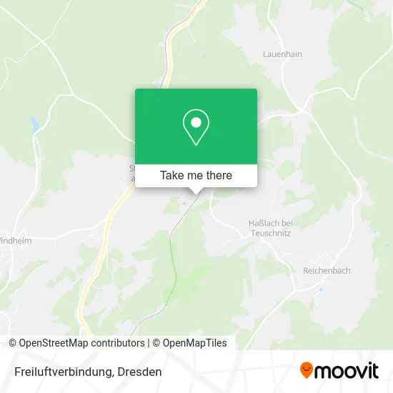 Карта Freiluftverbindung